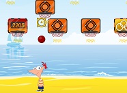 Phineas Ferb Beach Sports